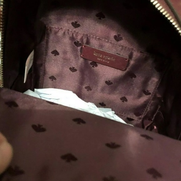 Mini Backpack Kate Spade convertible cherrywood - Picture 8 of 8